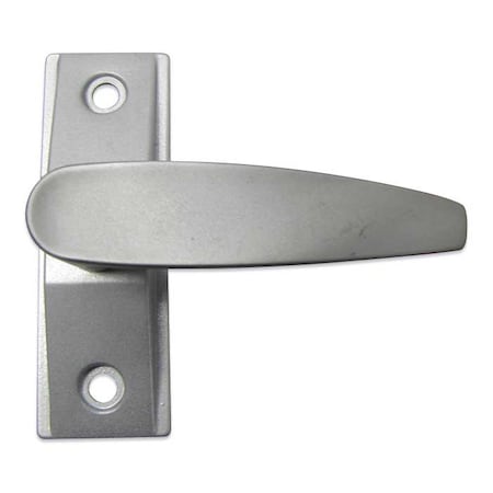 International Door Closers Lever Handle With Cam Plug, Field Reversible, For Use With DL-4510 Deadlatch, AL Baked Satin Alumin HL-4560-AL
